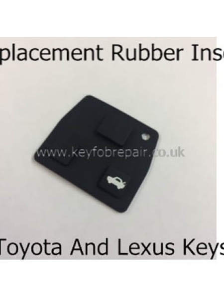 Lexus 3 Button Rubber Insert For IS200 RX300 SC430 Etc